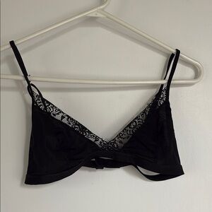 Elegant Black Lace Bralette
